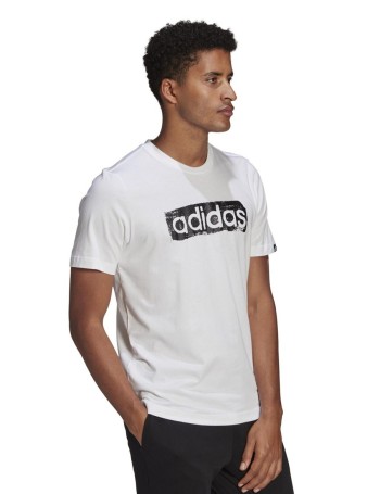 adidas T-shirt Brushstroke Logo Box Graphic