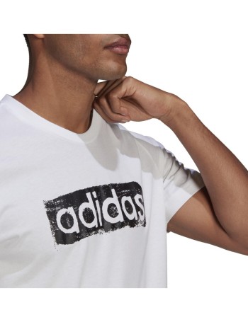 adidas T-shirt Brushstroke Logo Box Graphic