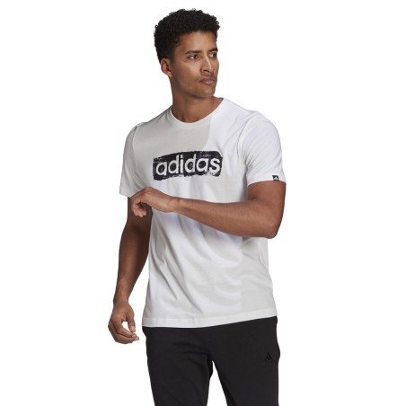 adidas T-shirt Brushstroke Logo Box Graphic