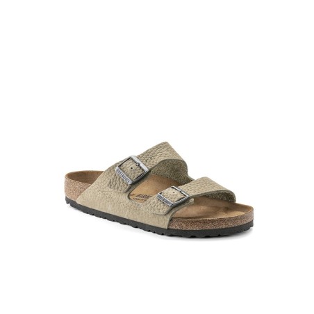 BIRKENSTOCK Arizona Nu Desert Buck Khaki Claquette