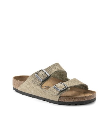 BIRKENSTOCK Arizona Nu Desert Buck Khaki Claquette