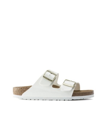 BIRKENSTOCK Arizona Bf Patent White Claquette