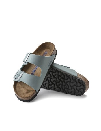 BIRKENSTOCK Arizona SBF Lenb Faded Aqua Claquette