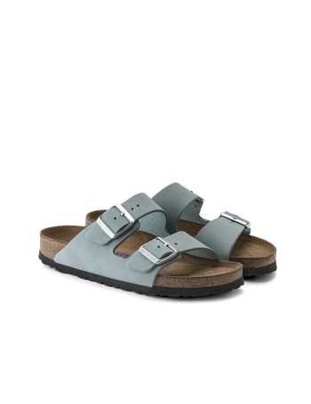 BIRKENSTOCK Arizona SBF Lenb Faded Aqua Claquette