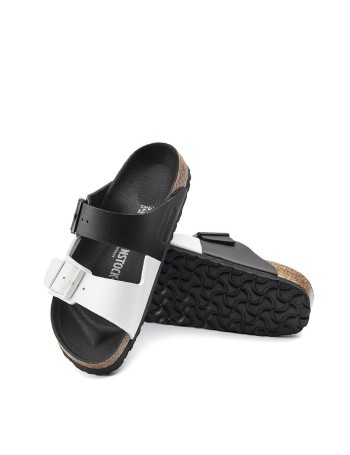 BIRKENSTOCK Arizona Split Bf Black/white Claquette