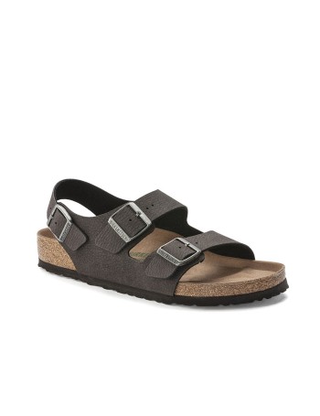 BIRKENSTOCK Milano Mf Desert Dust Black Sandales