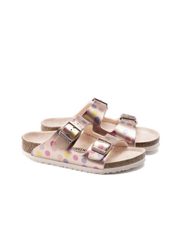 BIRKENSTOCK Arizona Kids Bf Metallic Dots Claquette