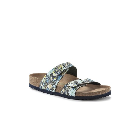 BIRKENSTOCK Sydney Bfdd Summer Floral Blue Claquette