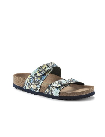 BIRKENSTOCK Sydney Bfdd Summer Floral Blue Claquette