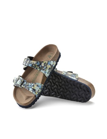 BIRKENSTOCK Sydney Bfdd Summer Floral Blue Claquette