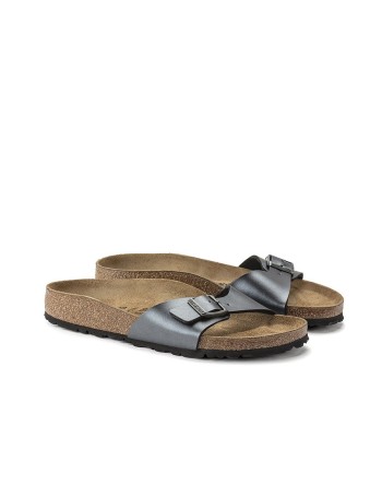 BIRKENSTOCK Madrid Bf Metallic Black Claquette