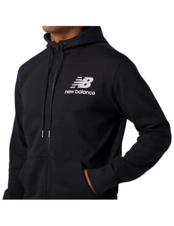 New Balance hoodie Essentials Stacked Full Zip