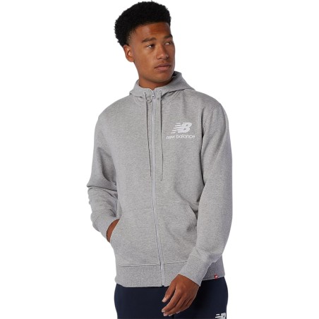 New Balance hoodie Essentials Stacked Full Zip