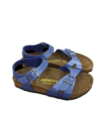 Sandales Birkenstock Rio Bf Kids Blue