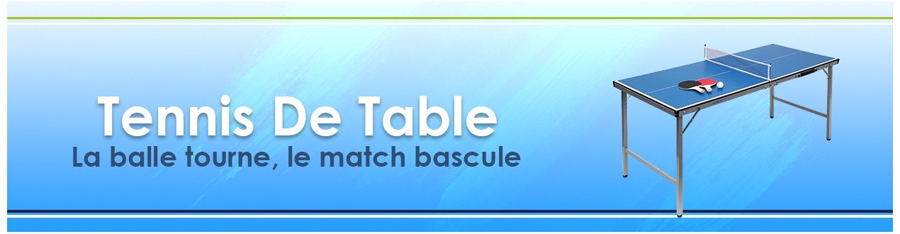 Accessoires de Tennis de Table - Raquettes et Balles | Sport One